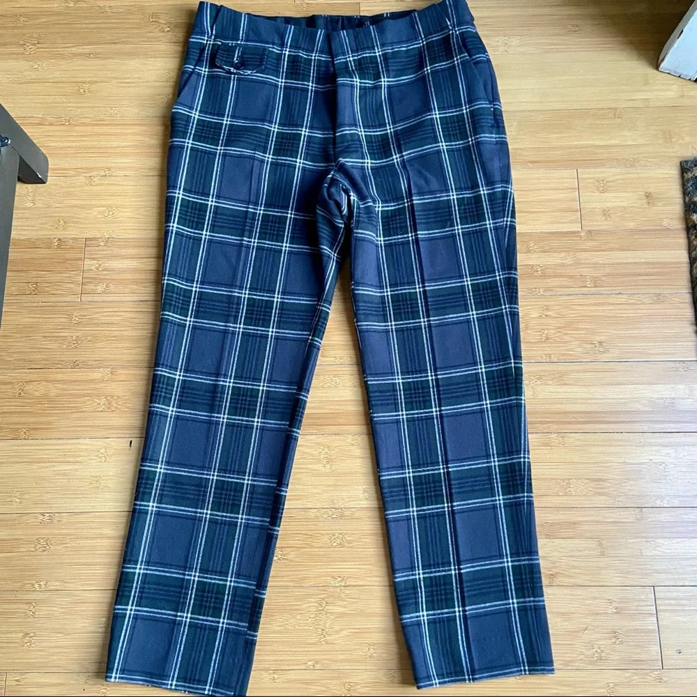 NWOT ASOS Plaid Trouser Ankle Pants - Picture 4 of 10